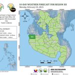 10-day Farm Weather Outlook and advisory (FWOA) ng buong SOCCSKSARGEN from (February 03-February 12, 2025)