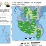 10-day Farm Weather Outlook and Advisory (FWOA) ng buong SOCCSKSARGEN from (March 24-April 02, 2025)