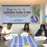 Memorandum of Agreement (MOA) for the implementation of the Provincial Commodity Investment Plan (PCIP)